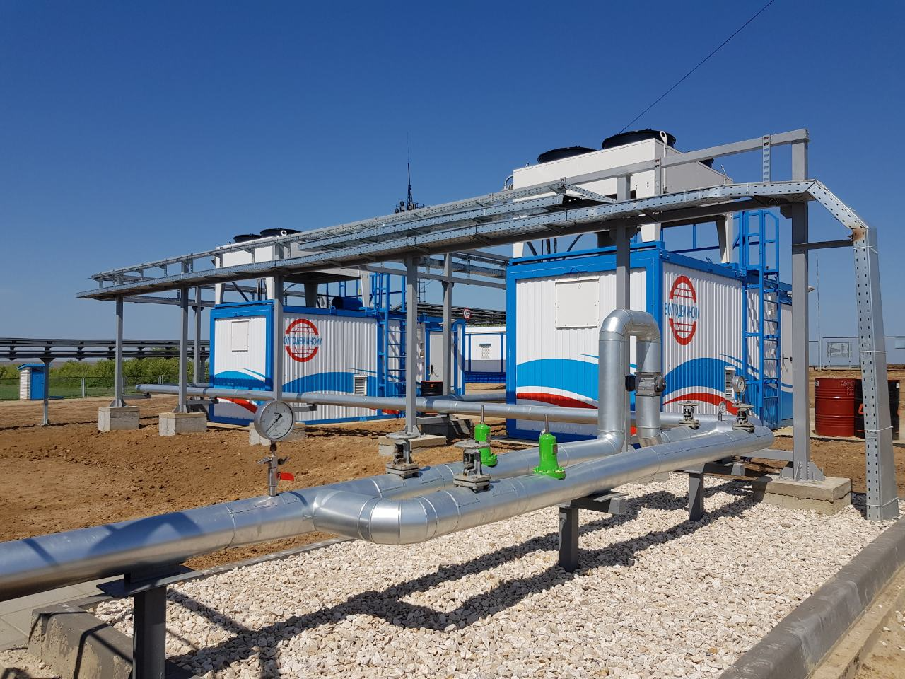 Газопоршневая установка для нефтегазовой отрасли