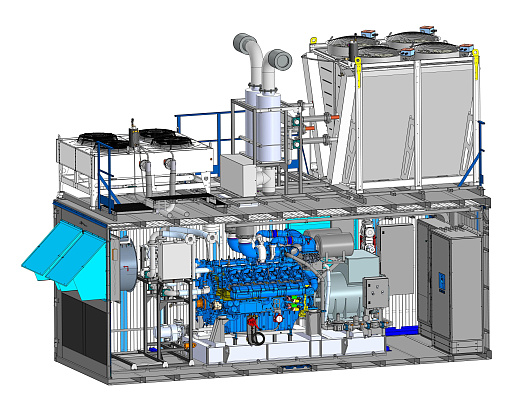 Газопоршневая электростанция ЭП-700 INDUSTRIAL ENGINES (Baudouin) 12М33NG Газопоршневая электростанция ЭП-700 INDUSTRIAL ENGINES (Baudouin) 12М33NG