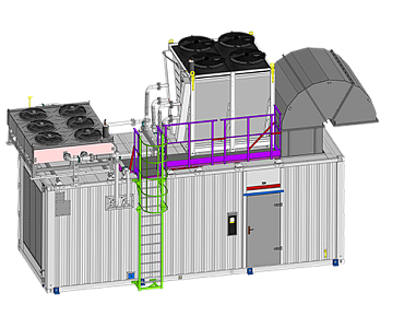 Газопоршневая электростанция ЭП-1000 INDUSTRIAL ENGINES (Baudouin) 16М33NG